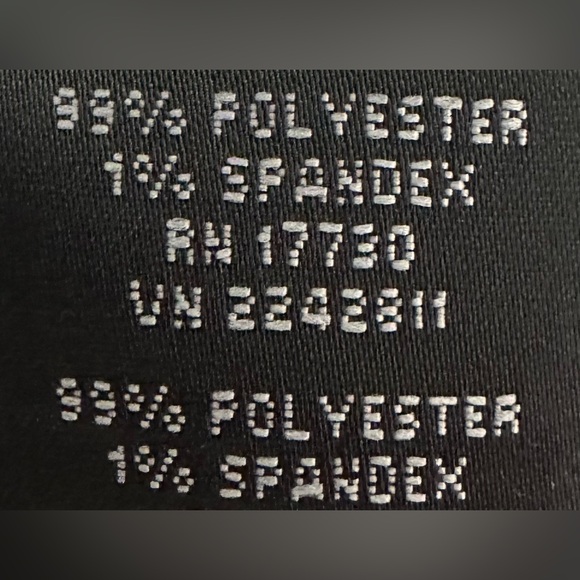 MOSSIMO size L Black & White jacquard Pencil Skirt w/full zipper on backside - Picture 6 of 7